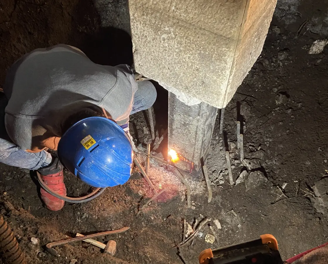 灯籠の撤去・移設工事