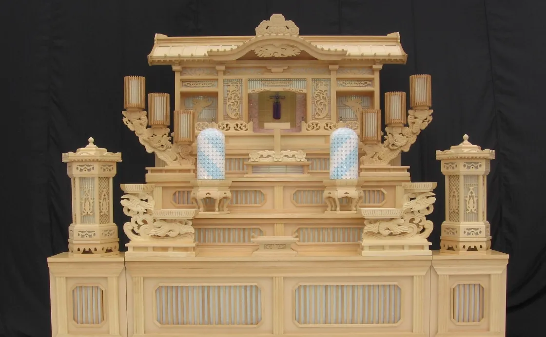 白木祭壇
