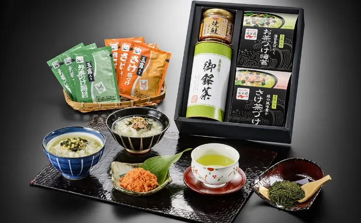 永谷園お茶漬け、煎茶、鮭ほぐし身詰合せ