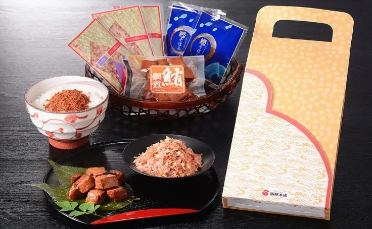 まぐろ佃煮、鰹そぼろ、花削り詰合せ